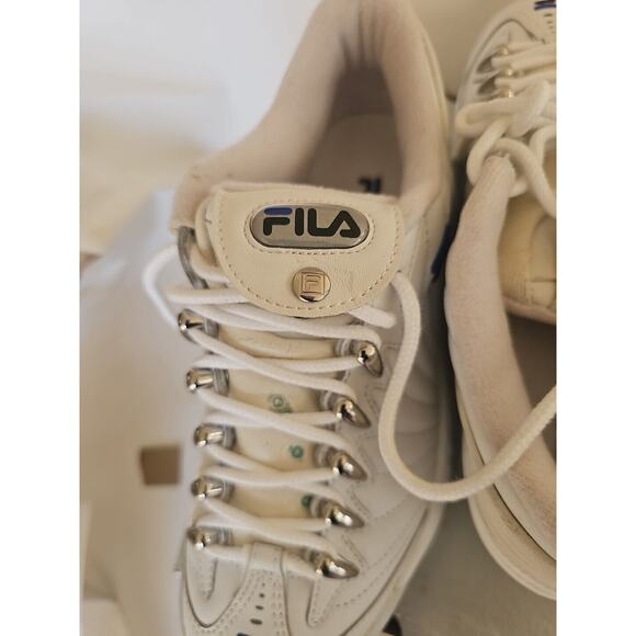 Vtg Fila M'S Disruptor 2002 Embroider White/ Blk/ Royal 7,5 - Picture 7 of 16